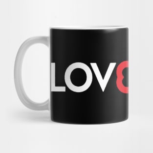 LOVE>HATE Mug